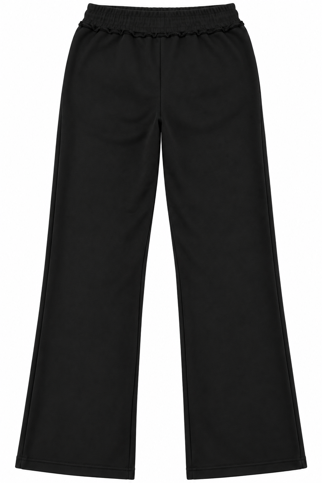Streetwear Embroidered Premium Jet Black Sweatpants