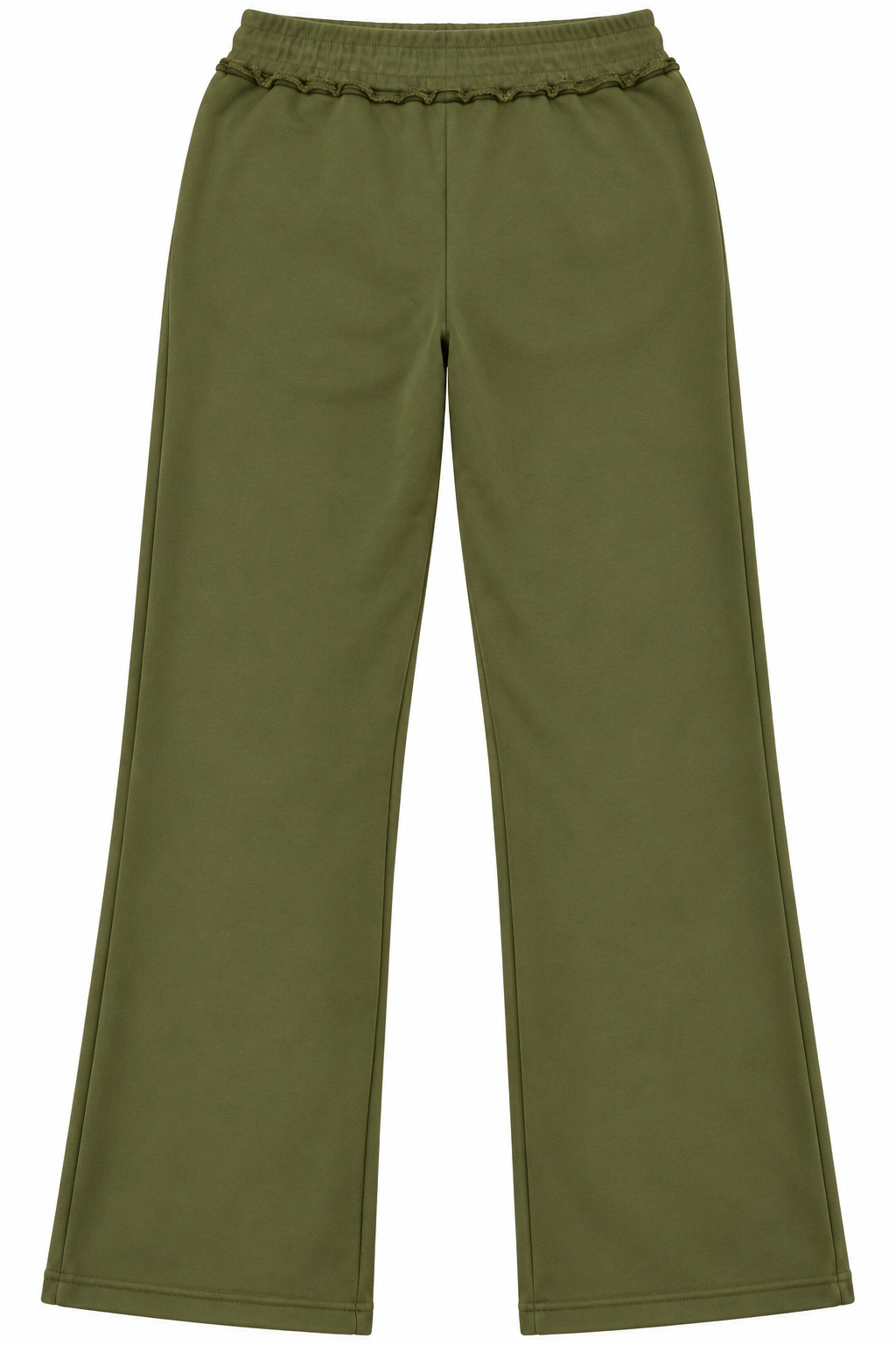 Streetwear Embroidered Premium Olive Green Sweatpants